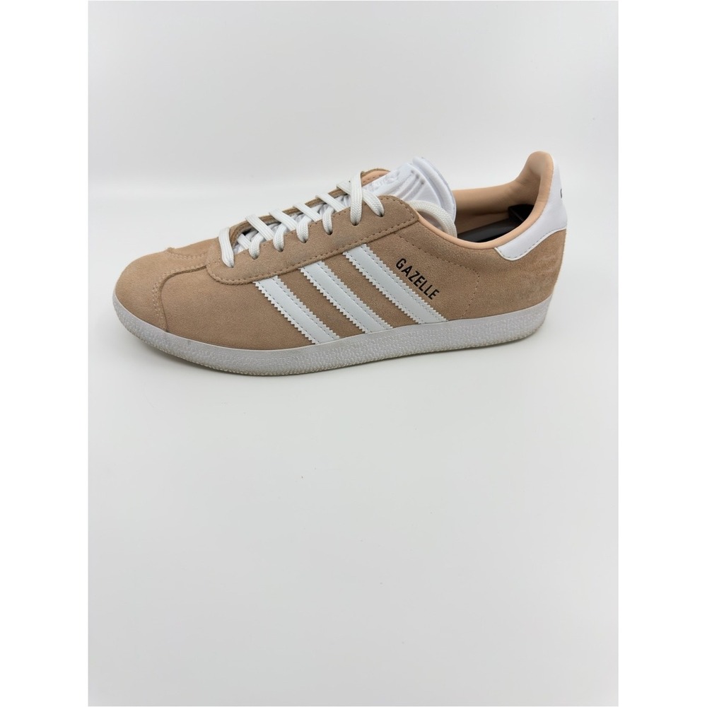 Adidas Gazelle Sneakers Womens 7.5 Tan  Suede Low Top Lace Up - Picture 5 of 11